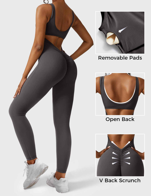 Sparkiah Lizvette V-Back Jumpsuit