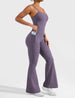 Sparkiah Mena Flared Jumpsuit with Side Pockets