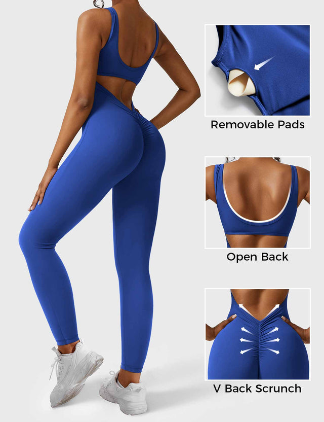 Sparkiah Lizvette V-Back Jumpsuit