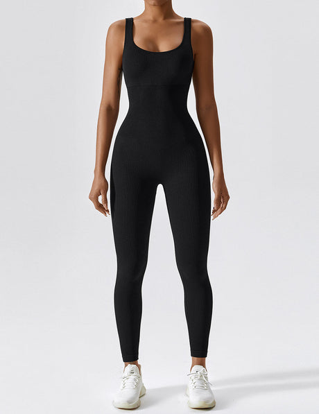 Sparkiah U-Neck Seamless Jumpsuit