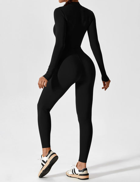 Sparkiah Long Sleeve/ Short Sleeve Zipper Jumpsuit