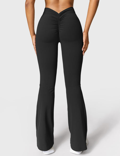 Sparkiah Daze V-back Flare Leggings