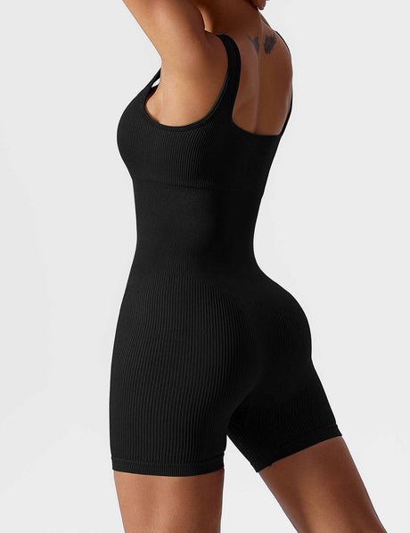 Sparkiah U-Neck Seamless Romper