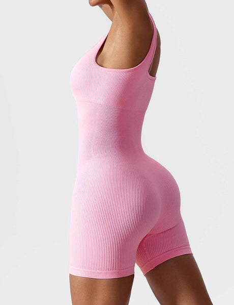 Sparkiah U-Neck Seamless Romper