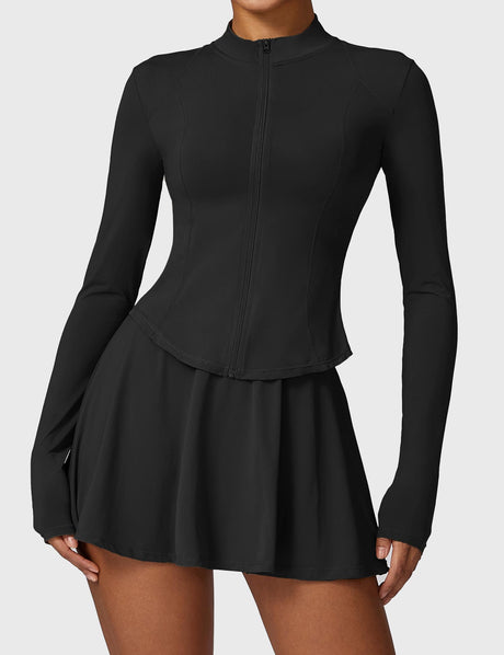 Sparkiah Long Sleeve Tennis Skirt Sets