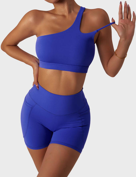 Sparkiah One Shoulder Sports Set