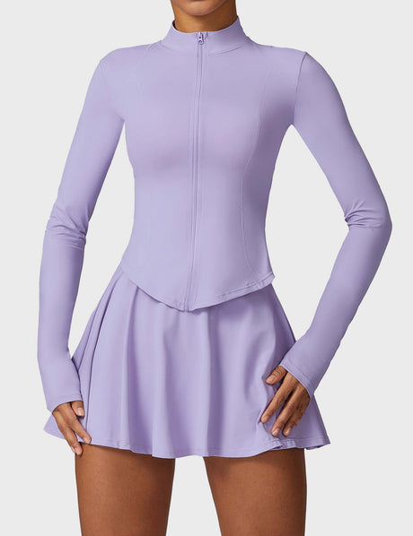 Sparkiah Long Sleeve Tennis Skirt Sets