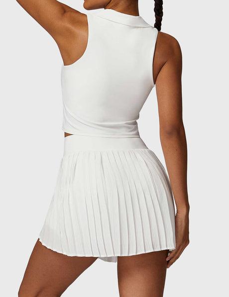 Sparkiah Crop Top Tennis Skirt Sets