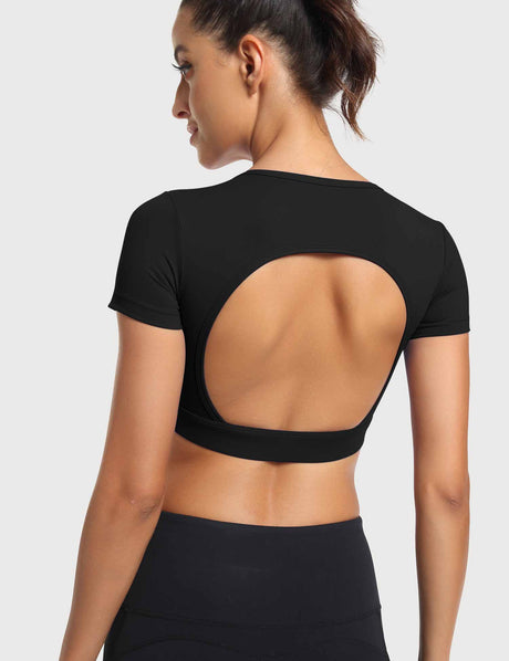 Sparkiah Vanessa Open Back Short Sleeves