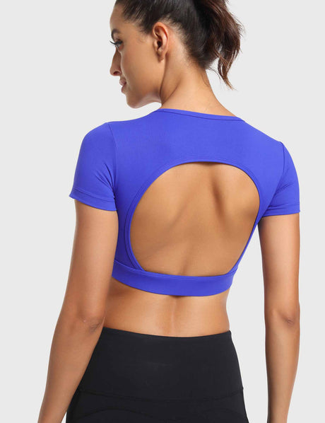 Sparkiah Vanessa Open Back Short Sleeves