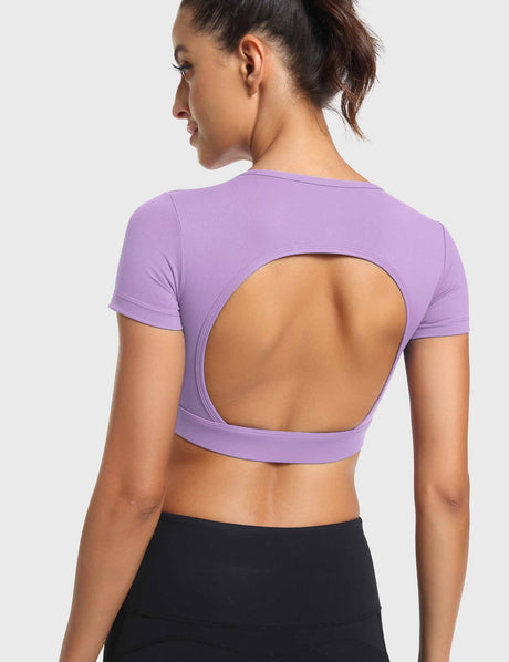 Sparkiah Vanessa Open Back Short Sleeves