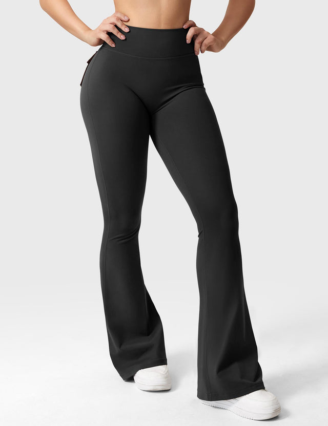 Sparkiah Brittany Flared Leggings with Pockets