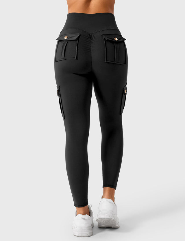 Sparkiah Cargo Scrunch Leggings with Pockets