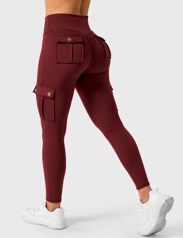 Sparkiah Cargo Scrunch Leggings with Pockets