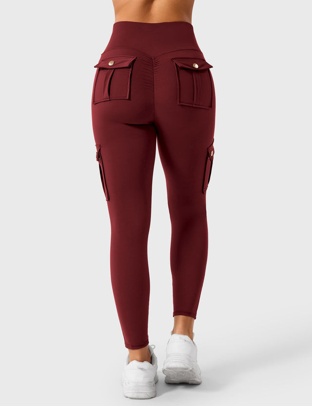 Sparkiah Cargo Scrunch Leggings with Pockets