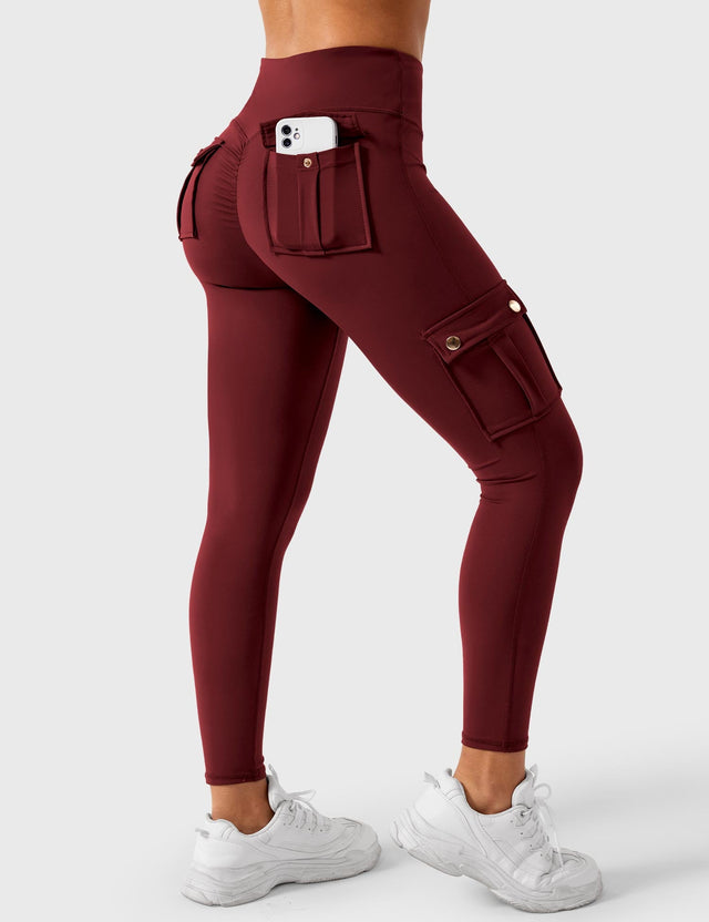 Sparkiah Cargo Scrunch Leggings with Pockets