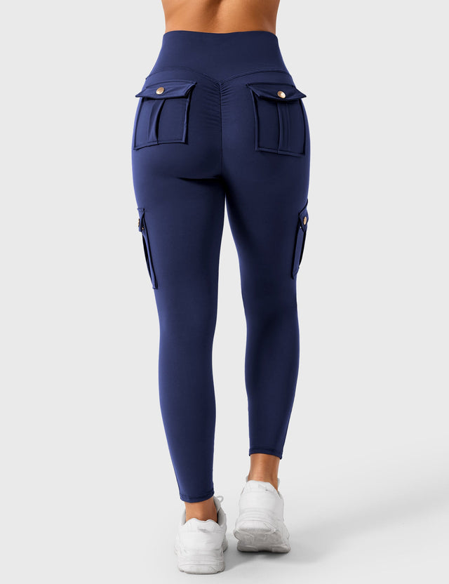 Sparkiah Cargo Scrunch Leggings with Pockets