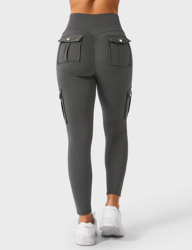 Sparkiah Cargo Scrunch Leggings with Pockets