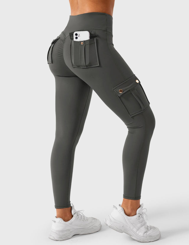 Sparkiah Cargo Scrunch Leggings with Pockets