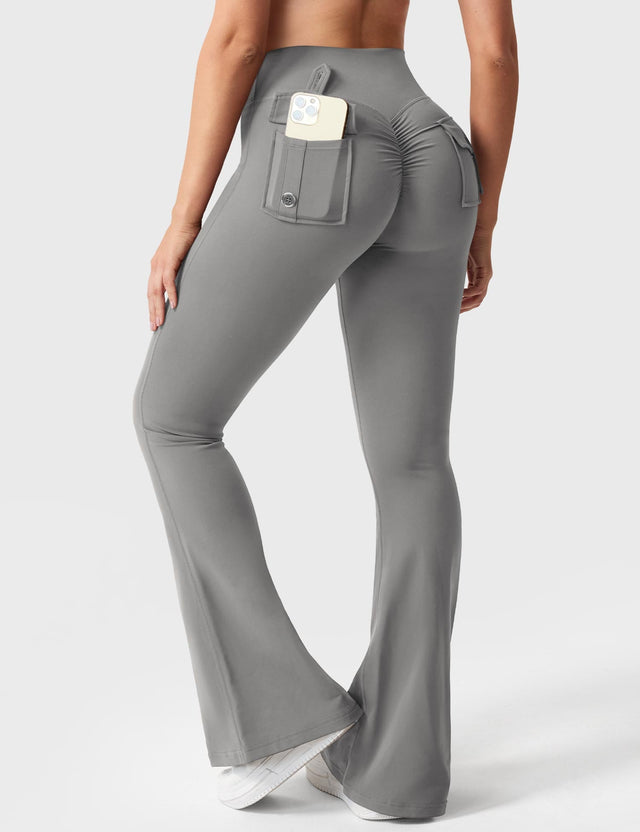 Sparkiah Brittany Flared Leggings with Pockets