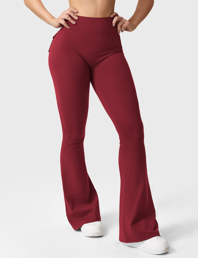 Sparkiah Brittany Flared Leggings with Pockets