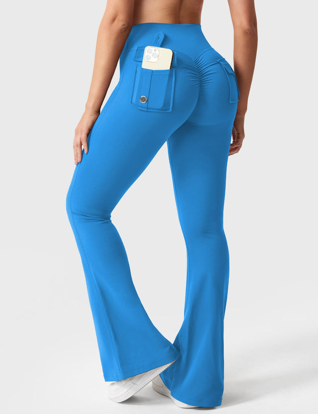 Sparkiah Brittany Flared Leggings with Pockets