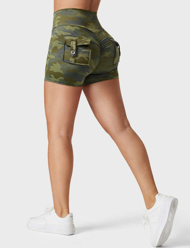 Sparkiah Camo Cargo Shorts