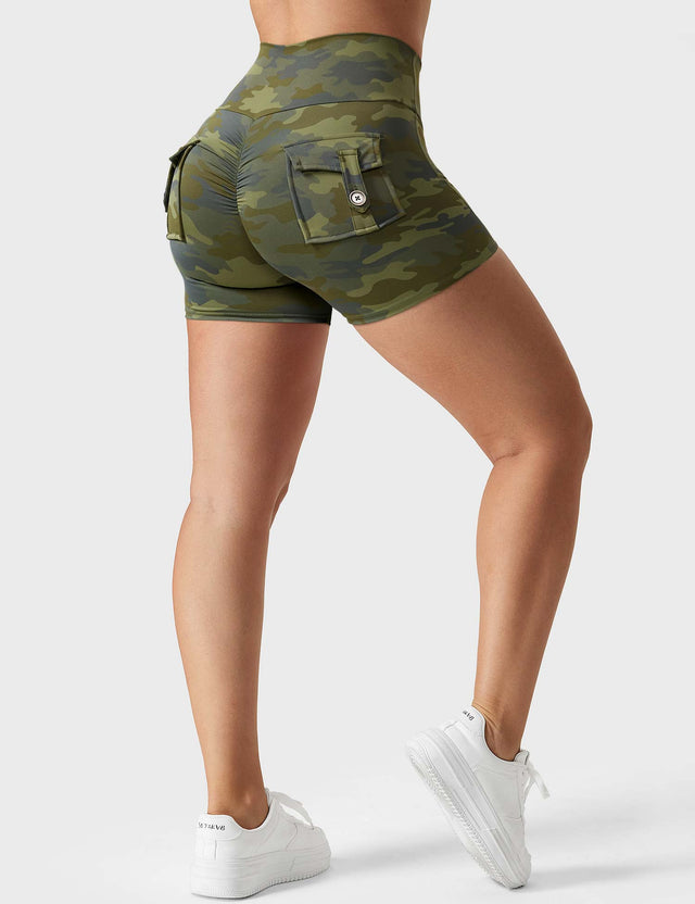 Sparkiah Camo Cargo Shorts